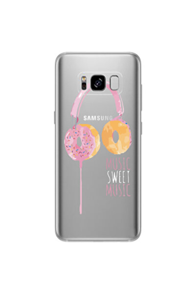 Other Samsung S8 Plus Donut earphone Transparent Silicone TPU Θήκη