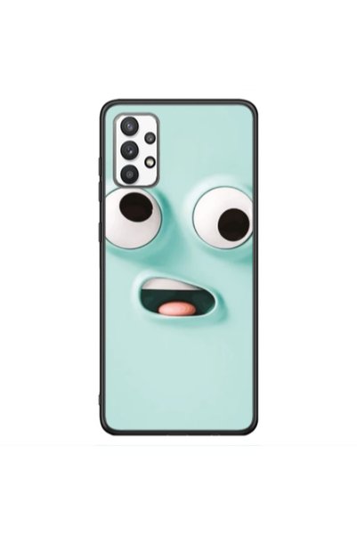 Other Samsung A13 4G Strange face Black Glossy Θήκη