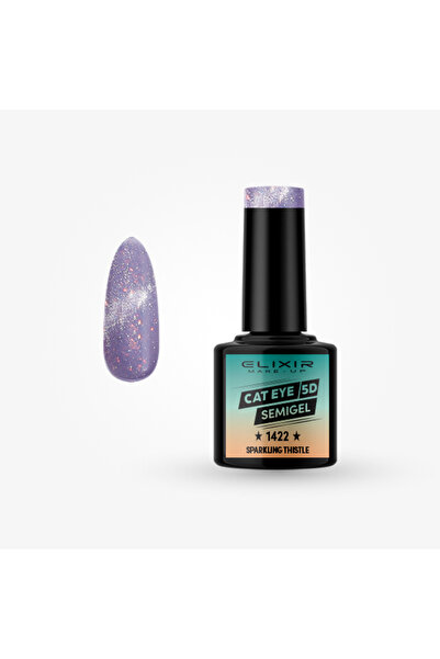 Elixir CAT EYE SEMI GEL (ΗΜΙΜΟΝΙΜΟ BΕΡΝΙΚΙ) - 1422 SPARKLING THISTLE 8ML