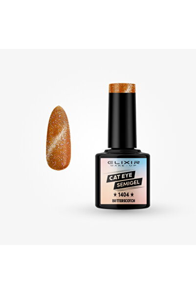 Elixir CAT EYE SEMI GEL (ΗΜΙΜΟΝΙΜΟ BΕΡΝΙΚΙ) - 1404 BUTTERSCOTCH 8ML