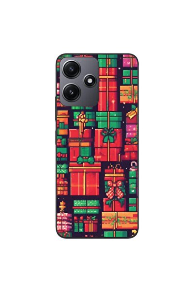 OEM Калъф, съвместим с Xiaomi Redmi 12 5G, силиконов гел TPU, с шарка Пиксел ...