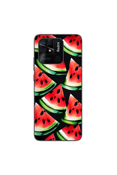 OEM Husa compatibila cu Xiaomi Redmi 10C Silicon Gel Tpu Model Watermelon Slices