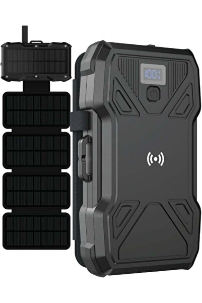 Green Lion Solar 20000mAh Power Bank, PD 20W & QC 22.5W, 15W Wireless, 5x Sol...