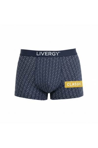 LIVERGY Men's Classic Cotton Patterned Boxer Shorts
