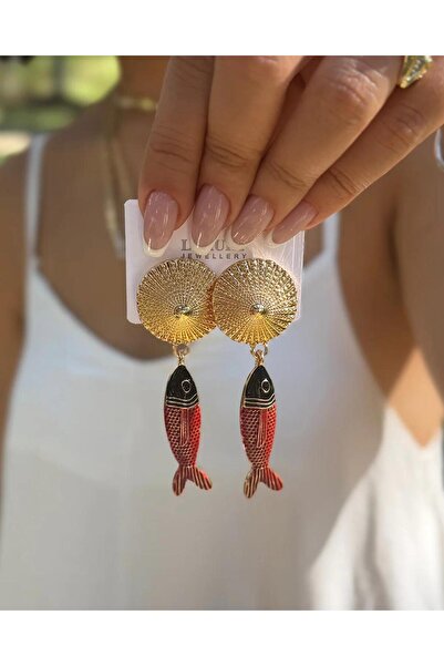 GK LUXURY & FASHION Fish Earrings Design Stylish Premium Quality Bisuteria St...