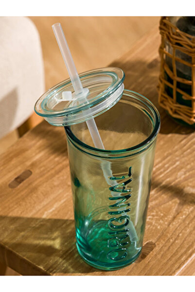 LC Waikiki Renksiz Pipetli Cam Bardak 450 ml