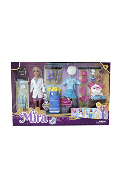 Mira مجموعة لعب دمى مهنيات الموضة