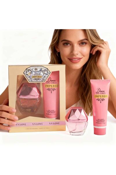 V.V LOVE Perfume and Body Lotion Gift Set 80 ml for Women