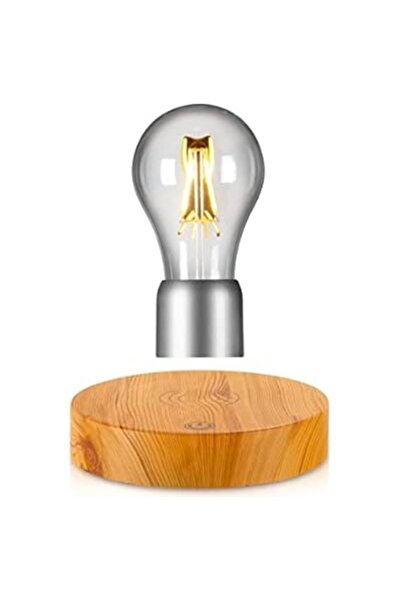GENERAL Wireless Led Light Floating Magnetic Levitation Round Wooden Base