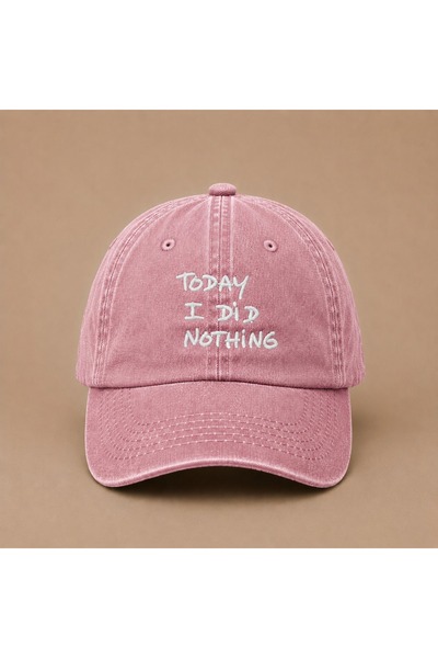 WeavedCo Today I Did Nothing''I Didn'T Do Anything Today'' Written Vintage Wa...