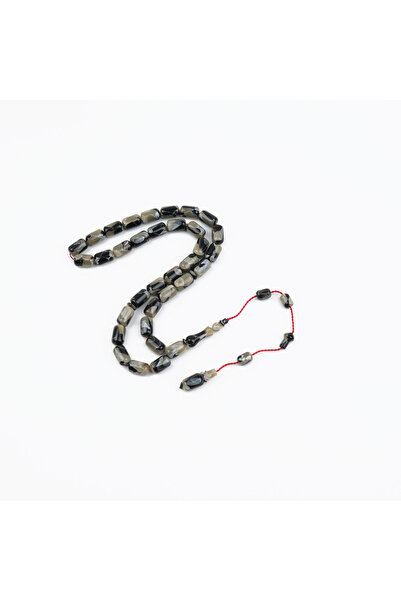 LapisDo Capsule Galalit tăiate 7.5x12mm Tesbih - Camuflaj Negru Bej