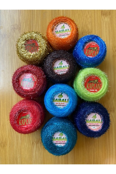 Lorin hobi Glittery Punch Threads Mixed 10-Pack Set;10