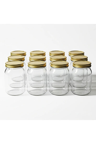 Gemlik Yem 660Cc Glass Jar with Lid - Suitable for Food Contact