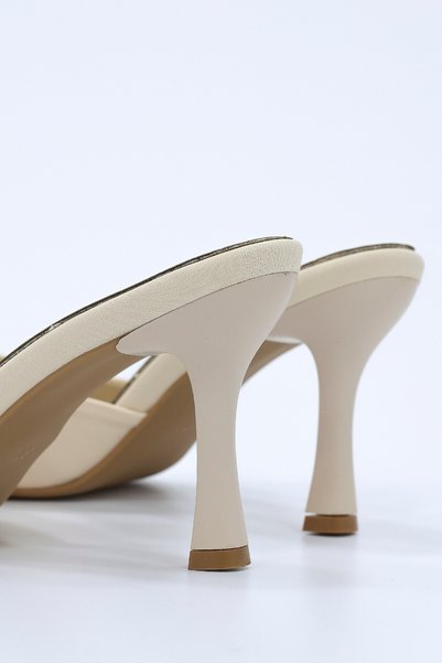 kajal ayakkabı SUP 3750 İnce Topuklu Stiletto Terlik