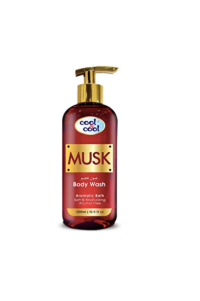 COOL & COOL Musk Body Wash 500 ML- Alcohol-Free, Enriched with Vitamin E, Sof...