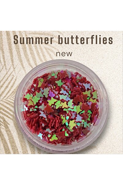 E-Unghii Butterfly sequins NO.14