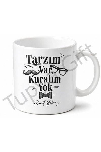 Tupya Gift Hipster Dad Written Style Mug Cup Father's Day Special Gift Printed