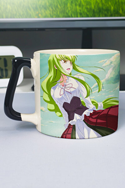 ZipZap Code Geass Anime Printed Ceramic Luxury Mug (1 Piece) Custom Black Han...