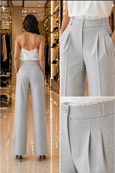 Cemre Collection Palazzo geniş paça pantolon