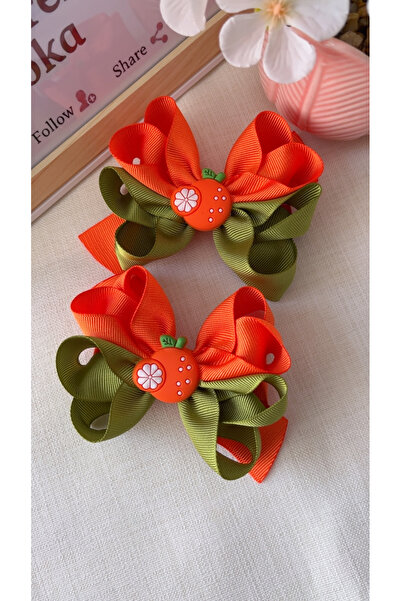 AKSESUARLARIM Double Buckle Orange Themed