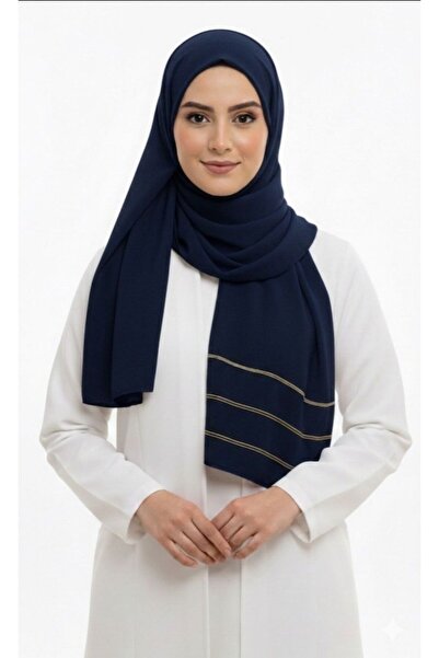 Veil Designer Boal's Japanese Fabric, Two Layers, Gold Trim on Both Ends, for...