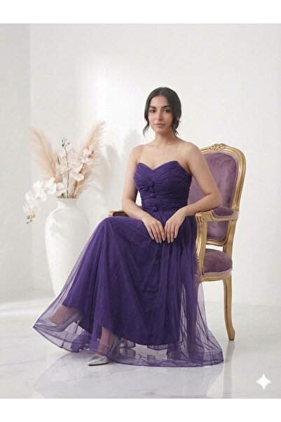 DAY BY DAY Women's Sleeveless Lace Evening Dress