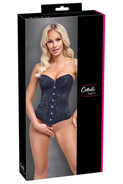 Cottelli Lenjerie intimă pentru femei – PARTY Material tip corsaj XL Negru, X...