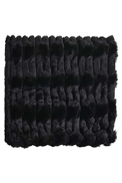OEM Față de pernă decorativă, Negru, 40 x 40, Cu model, cu fermoar, canapea/p...