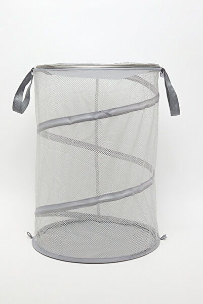 R&B Mesh Laundry Hamper - 35X35X50Cm