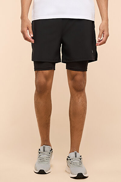 R&B Layered Shorts with Drawstring Waist