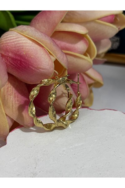 MODA Silvery Patterned Earrings