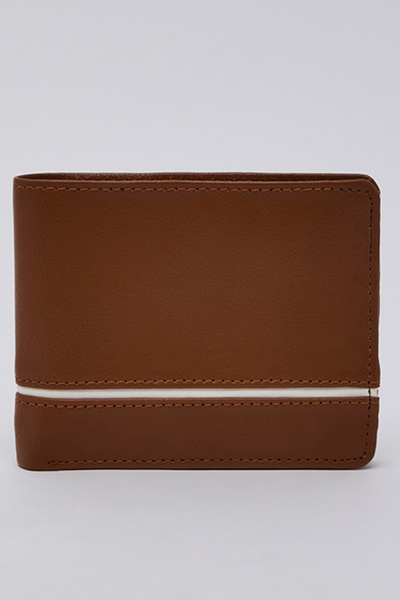 R&B Contrast Trim Bi-Fold Wallet