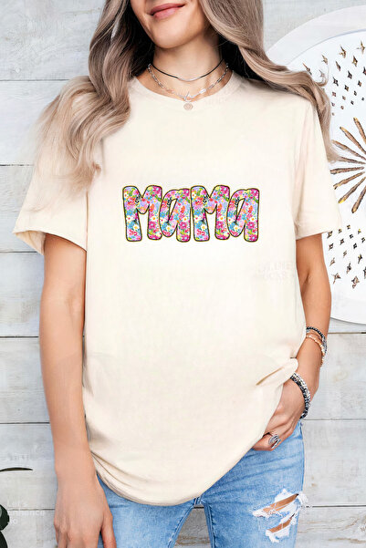 Sarah's Boutique Women's T-shirt – 100% cotton – Mama Floral