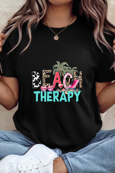 Sarah's Boutique Women's T-shirt – 100% cotton – Beach Therapy