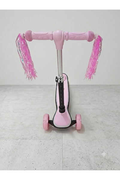 CAN OYUNCAK LED IŞIKLI SCOOTER (20 FARKLI LED IŞIKLI) PEMBE