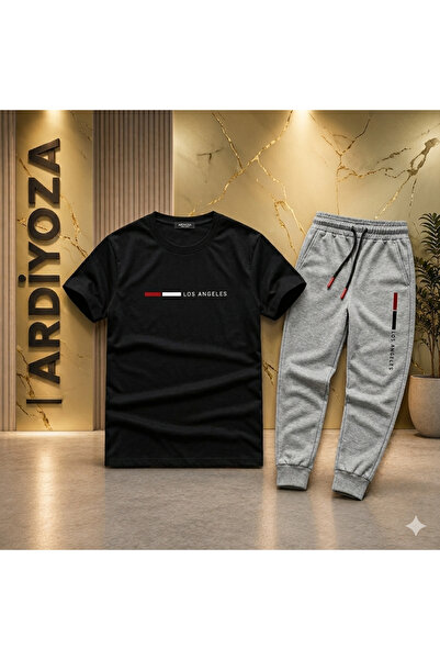 SILATU 2-Piece Losangeles Set (Sweatshirt-T-Shirt)