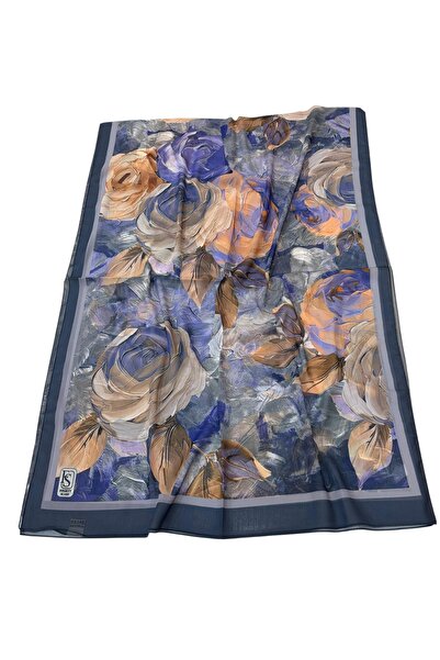 istanbul prensesleri Patterned Chiffon Shawl High-Quality Stylish Model