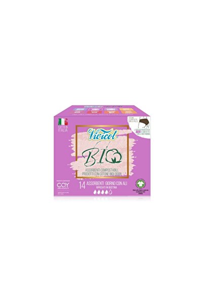 Vivicot Absorbante zilnice din bumbac organic, hipoalergenice, compostabile (...