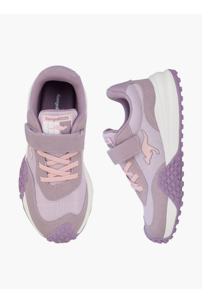 Kangaroos أحذية رياضية للبنات مزودة بشريط لاصق