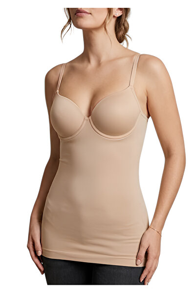 Shappex Women’s Seamless Shapewear Camisole with Built-In Bra – Tummy Control...