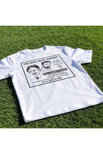 Grafftee Clothing Nice Guys Agency Printed Unisex Oversize T-Shirt