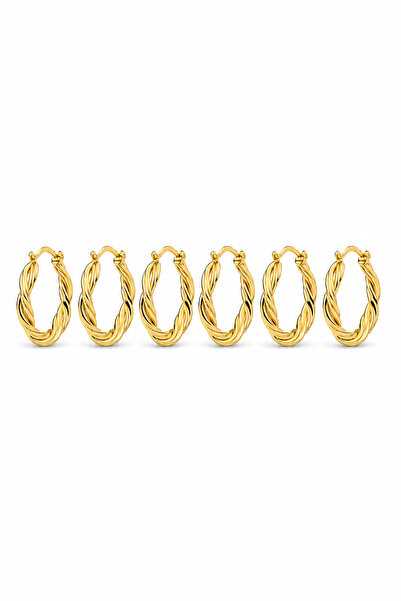 Jack Ferrero Women's 3 Pairs 6 Pieces Set Earring Set