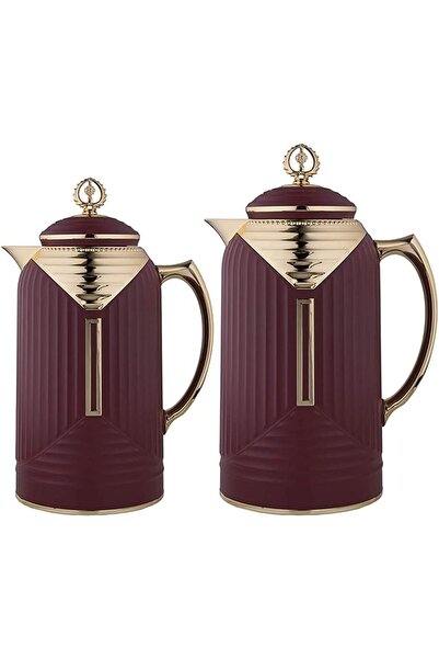 Generic Al Saif Thuraya Thermal Thermos for Coffee and Tea, 2-Piece Set (0.7 ...