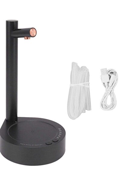 Generic Desktop Water Bottle Dispenser USB Charging Black