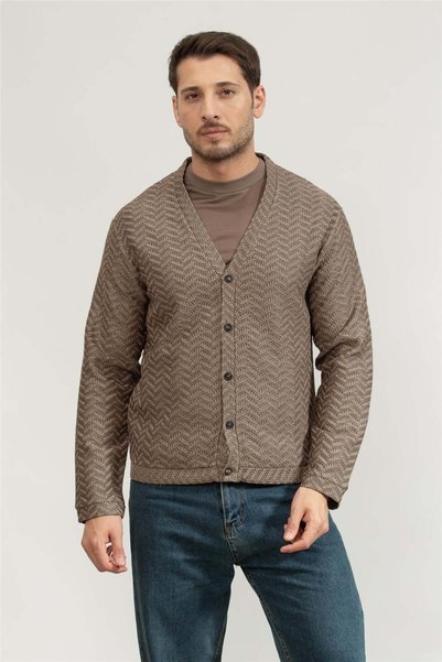 Emporio Armani Erkek Hırka Kahverengi