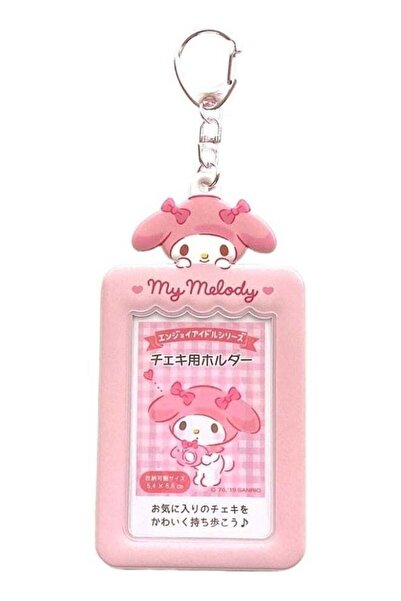 SANRIO My Melody Photocard Holder Keychain Pink – Kawaii Photo Card Case with...
