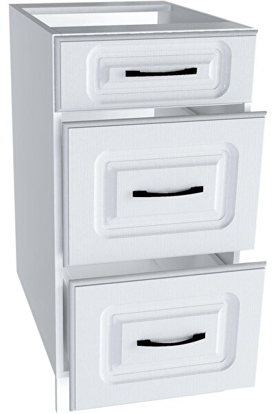 Sani Corp de bucătărie inferior Kvadric MDF 40x48x82 cm Alb