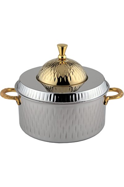 Generic Al Saif Hania Hot Pot Cooking Pot, Stainless Steel, Size: 2.5 L, Colo...