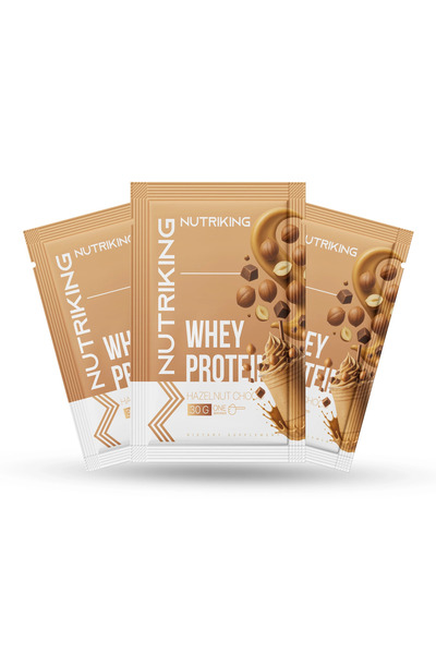 Nutriking Whey Protein (Shase) 1 Piece Protein Powder with Hazelnut Flavor