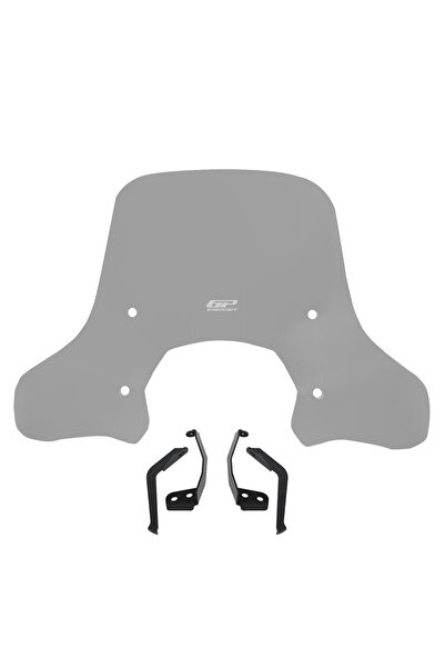 GP KOMPOZİT Lambretta V125 / V200 2021-2023 Uyumlu Ön Cam Füme 43 cm